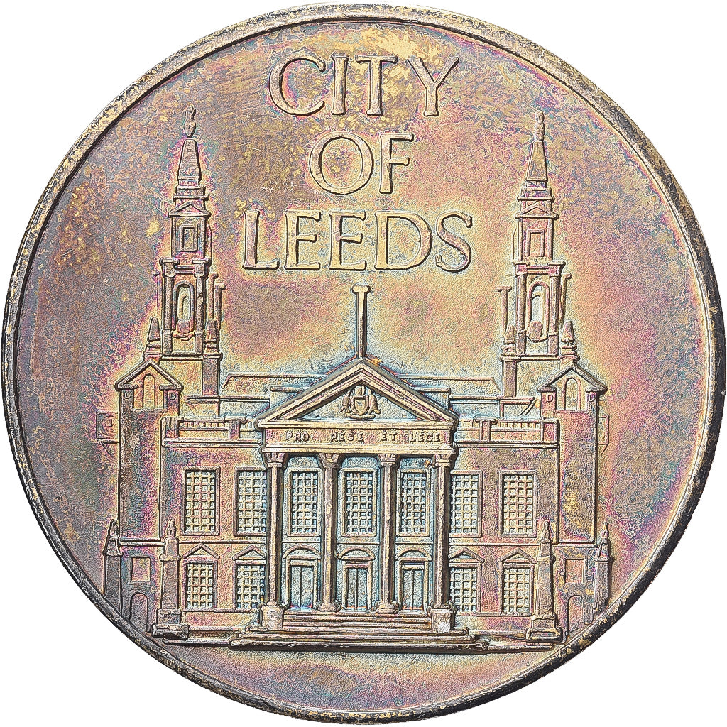 United Kingdom, Medal, City of Leeds, Silvered bronze, EF(40-45)