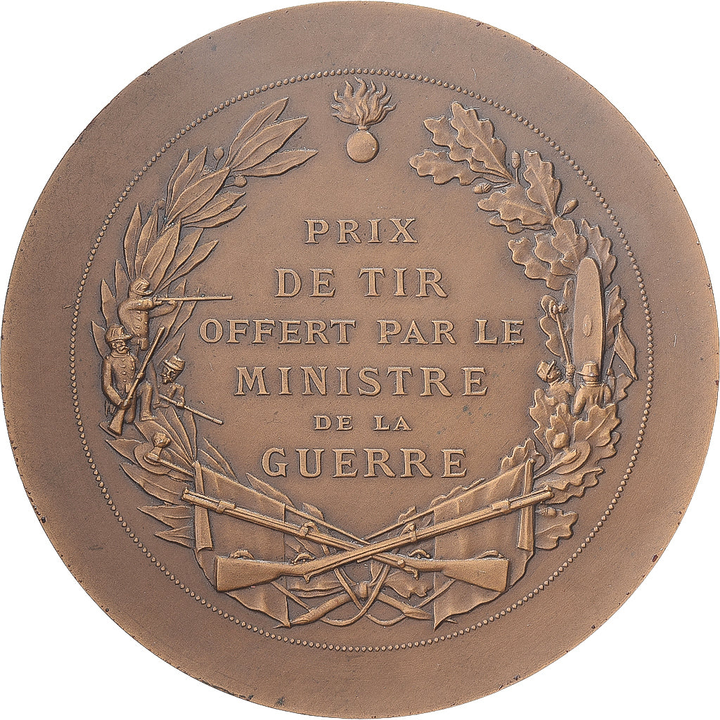 France, Medal, Prix de Tir Offert par le Ministre de la Guerre, Bronze