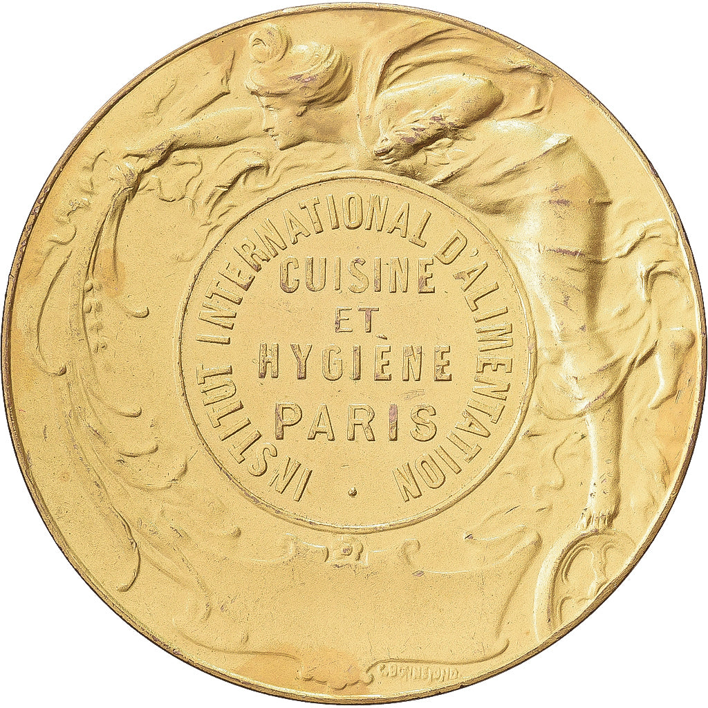 Francia, medaglia, Institut Internationale d'Alimentation, Cuisine, Paris