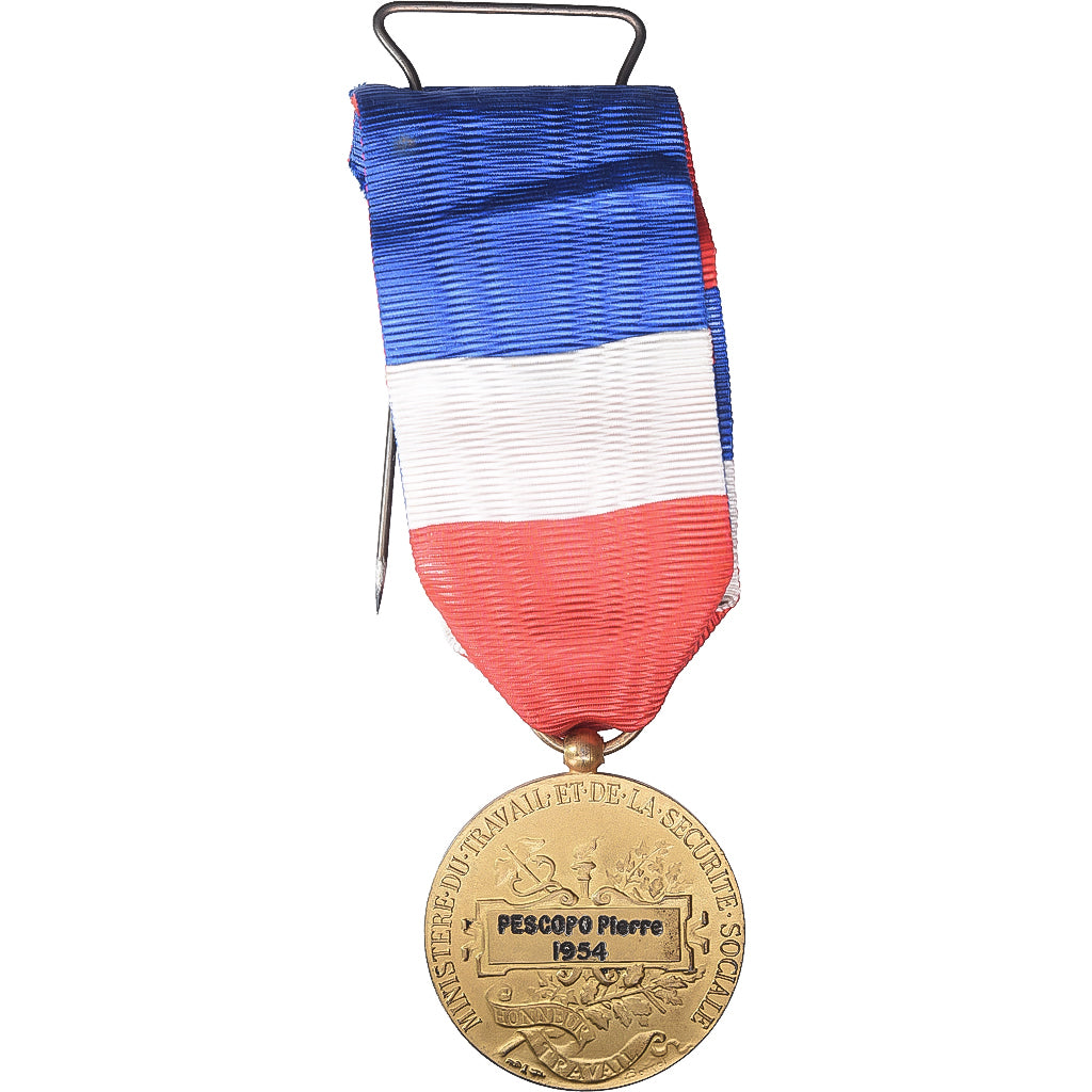 Frankrijk, Ministère du Travail et de la Sécurité Sociale, Medaille, 1954