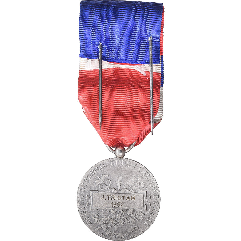 France, Ministère du Travail et de la Sécurité Sociale, Medal, 1957