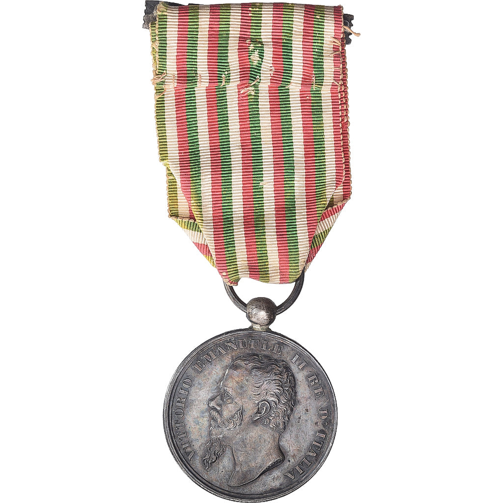 Italië, Campagnes des Guerres d'Indépendance, Medaille, 1865, Vittorio