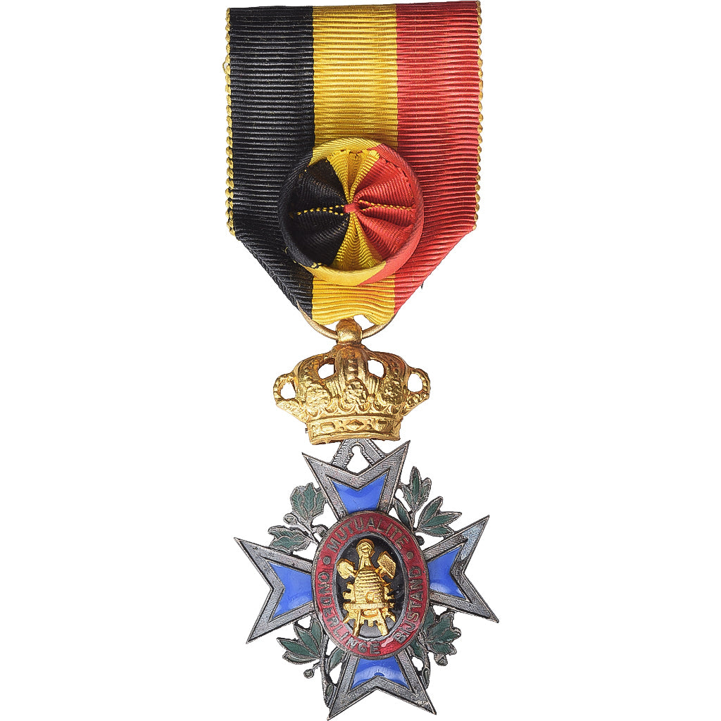 Bélgica, Médaille du Travail 1ère Classe avec Rosace, medalla, Muy buen