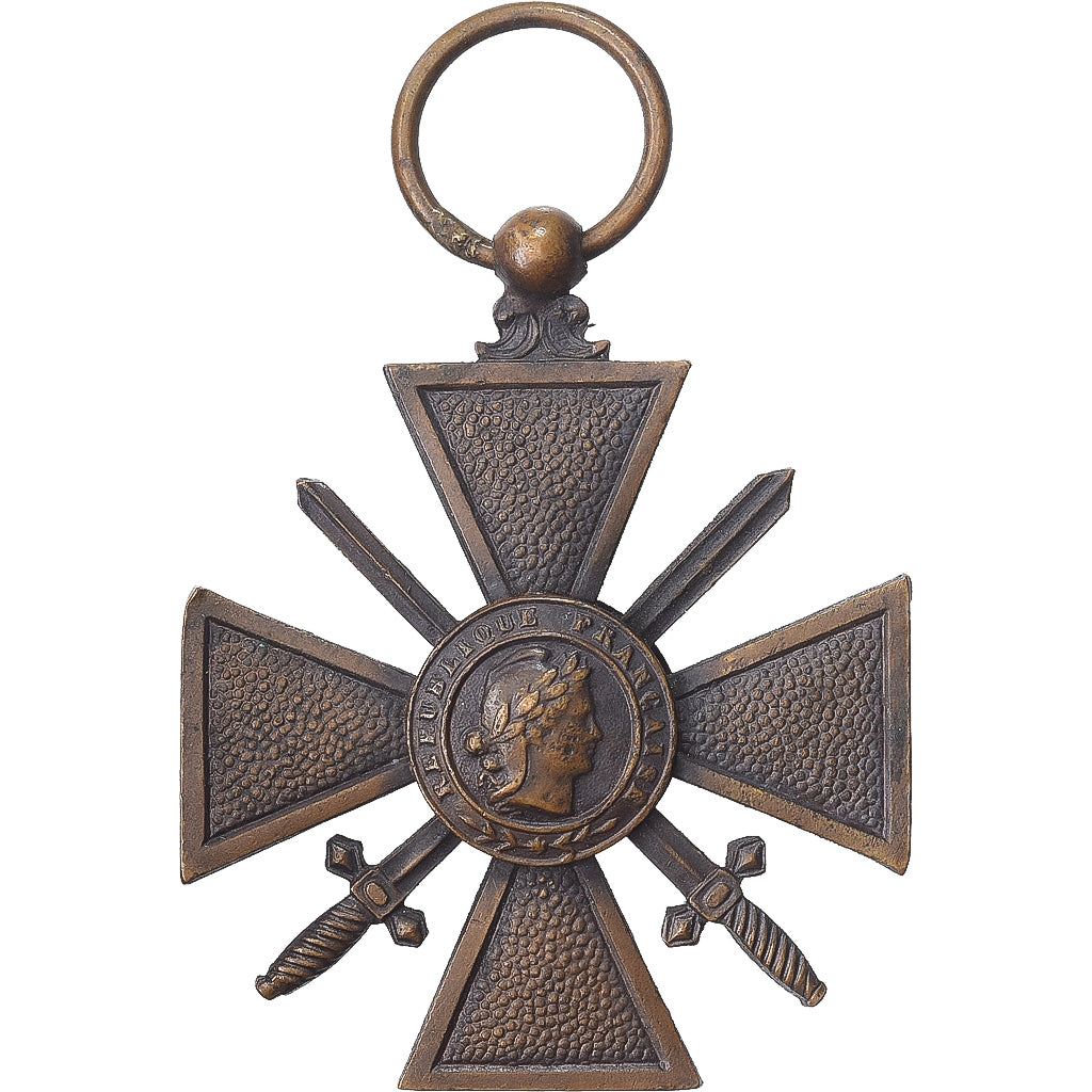 Frankrijk, Croix de Guerre, Medaille, 1914-1918, Heel goede staat, Bronzen, 38