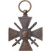 Frankrijk, Croix de Guerre, Medaille, 1914-1918, Heel goede staat, Bronzen, 38