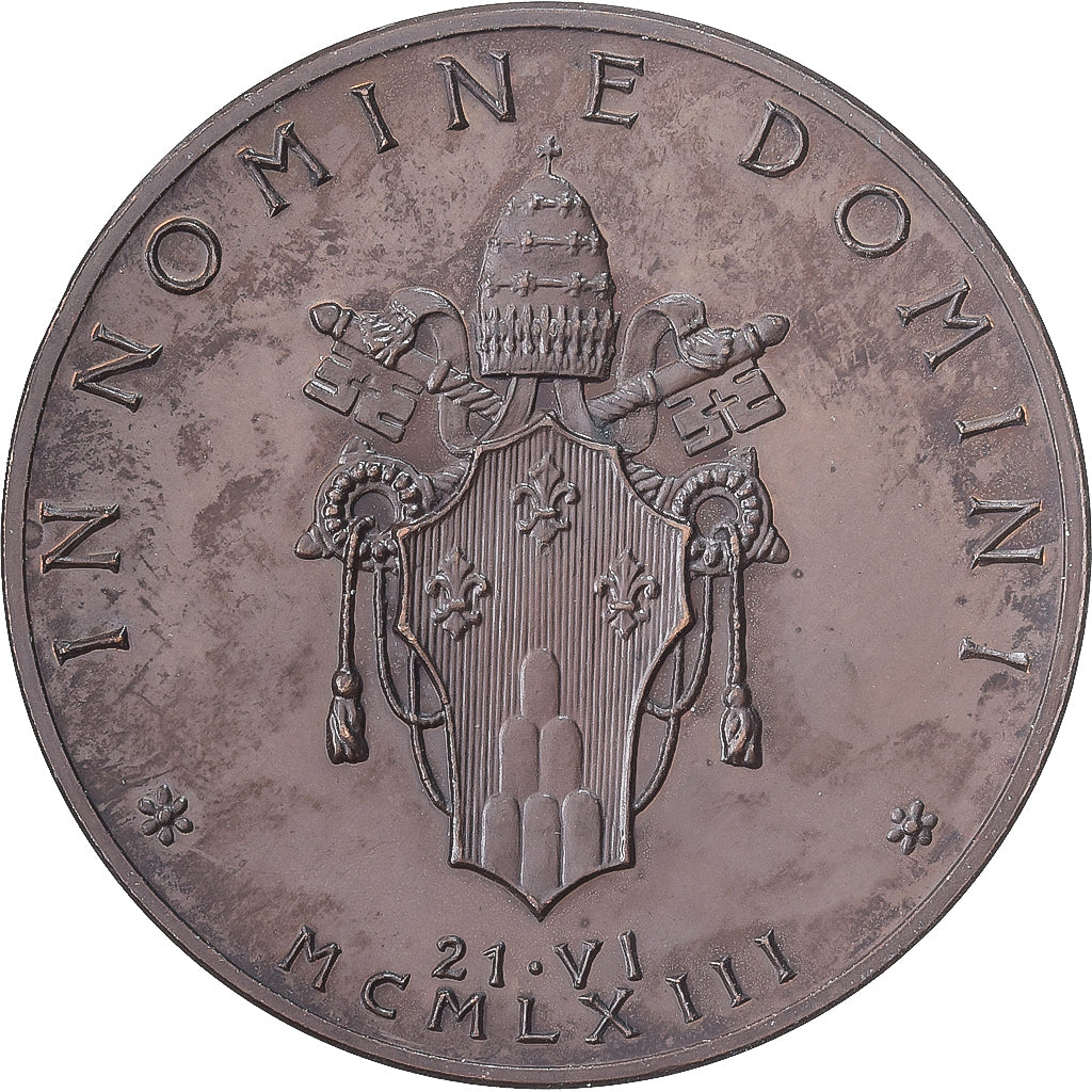 Vaticaanstad, Medaille, Paul VI, Médaille Annuelle, 1963, Bronzen, Giampaoli