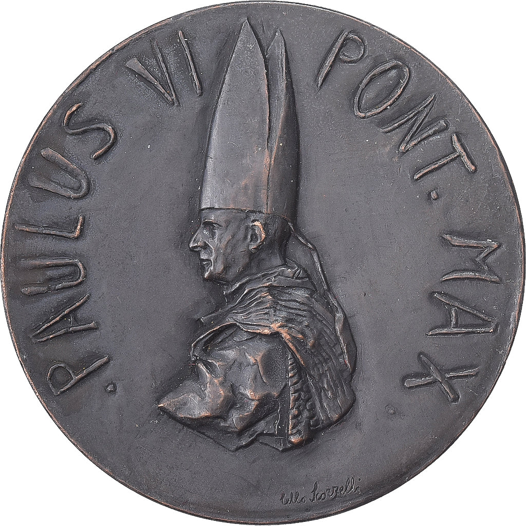 Vaticaanstad, Medaille, Paul VI, Concile Oecuménique Vatican II, 1963, Bronzen