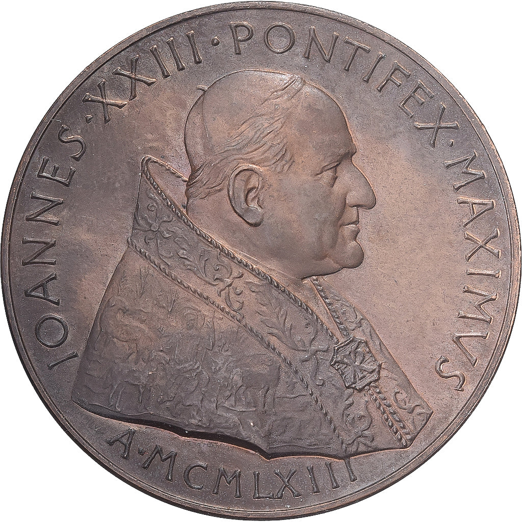 Vatikanstadt, Medaille, Joannes XXIII, Proposition de paix dans le monde, 1963