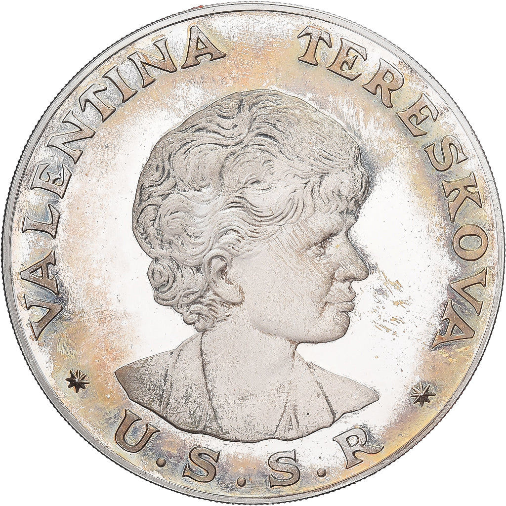 Russia, Medal, Valentina Tereskova, 1963, Silver, AU(55-58)