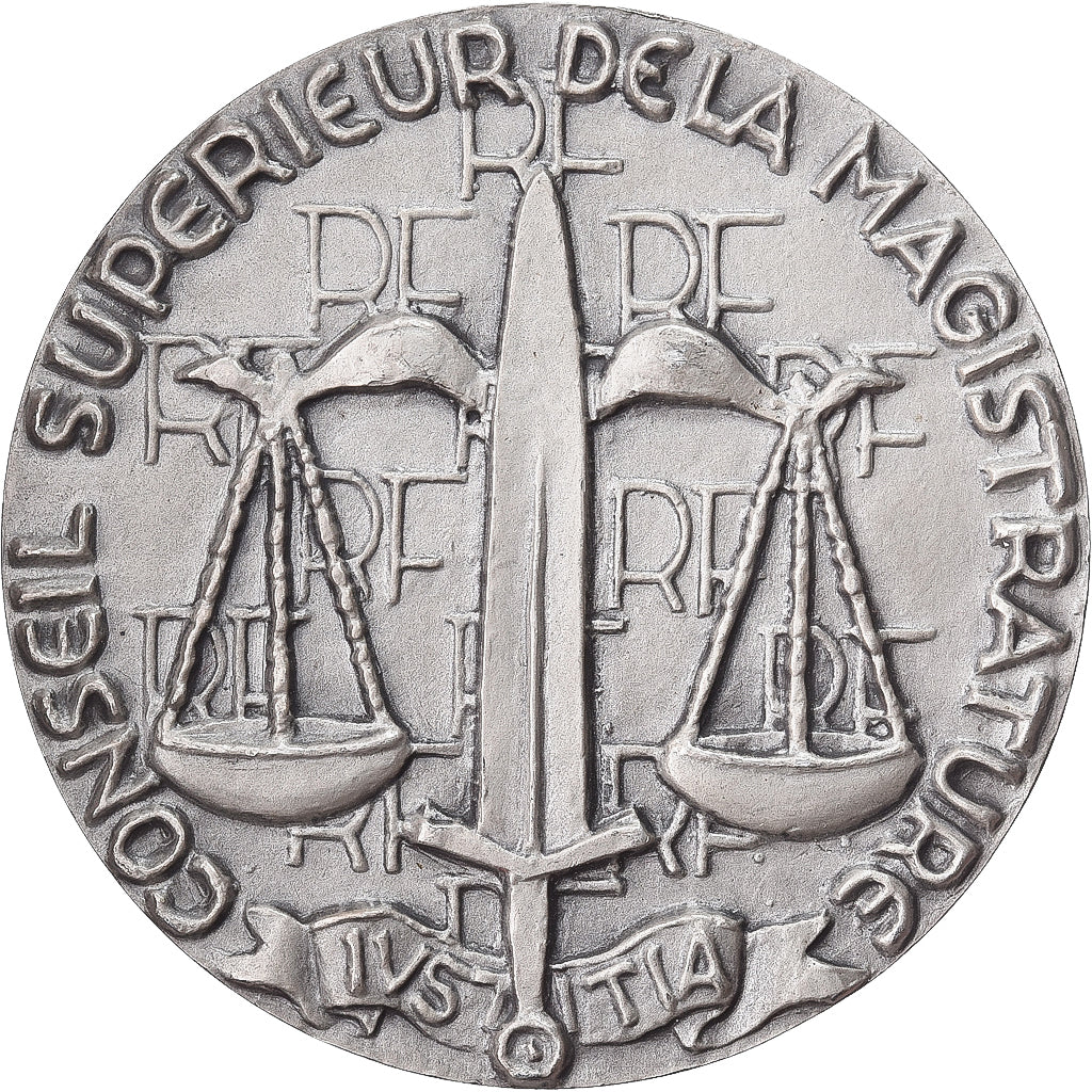 France, Medal, Conseil Supérieur de la Magistrature, André Hauriou, 1953