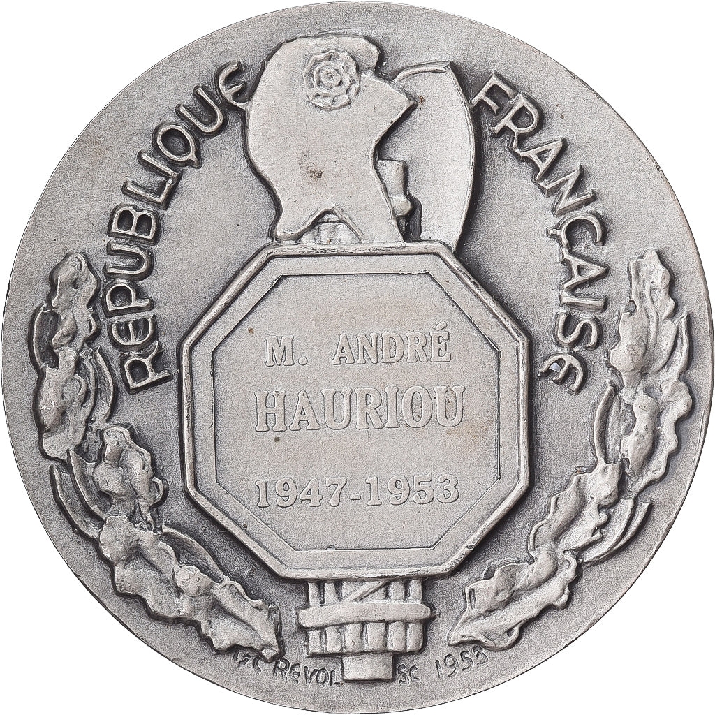 France, Medal, Conseil Supérieur de la Magistrature, André Hauriou, 1953