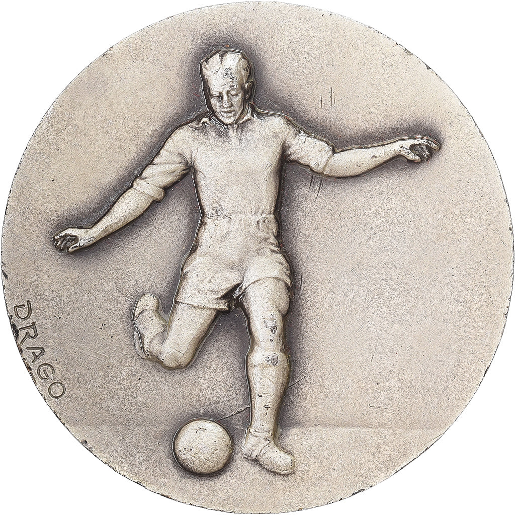 Francja, medal, Sport, Football, Brąz posrebrzany, Drago, AU(50-53)