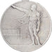 Francja, medal, Gymnastique, Ville d'Amiens, 1975, Brąz posrebrzany, Baudichon