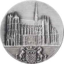 Frankrijk, Medaille, Cathédrale d'Amiens, Silvered bronze, PR