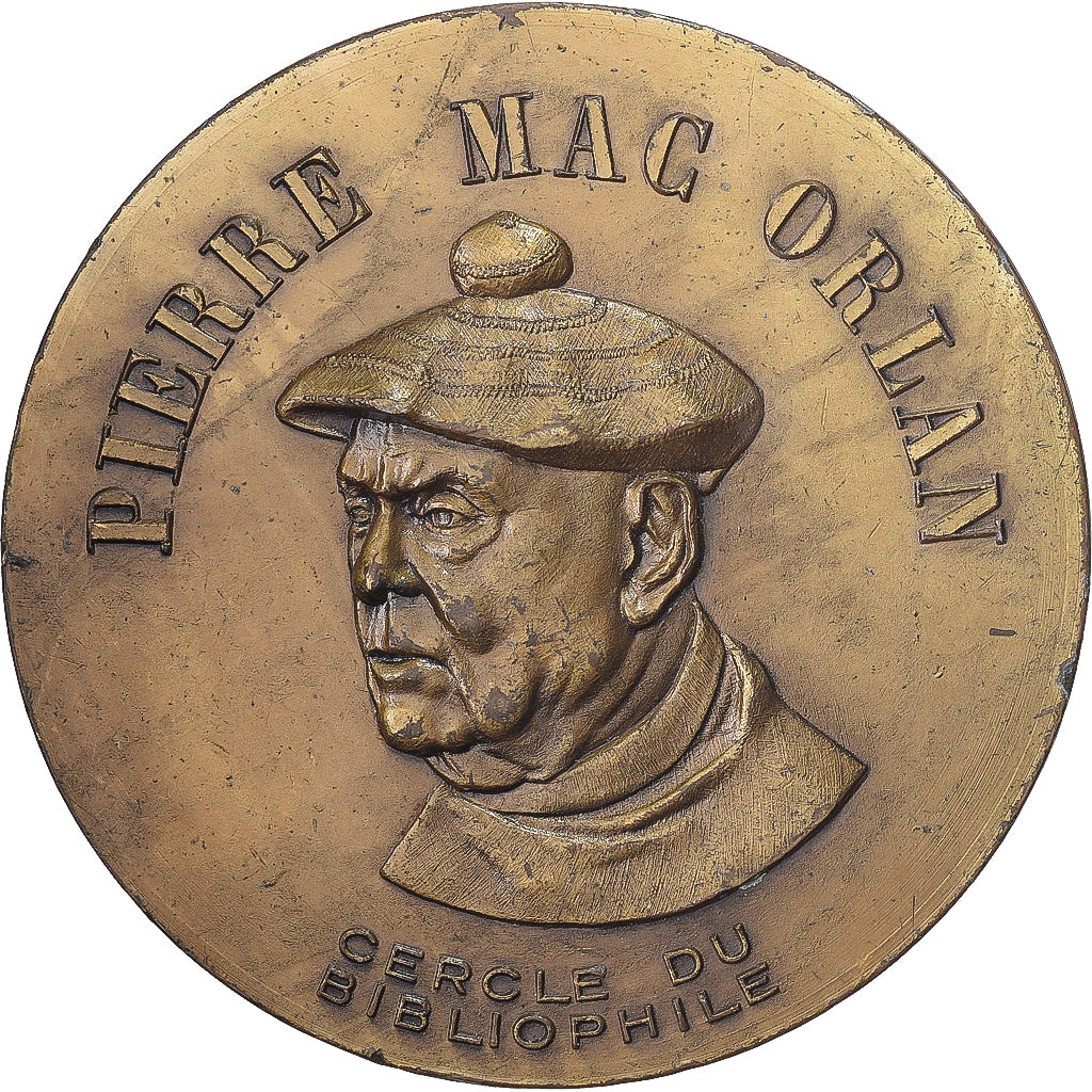Frankrijk, Medaille, Mac Orlan, Bronzen, ZF