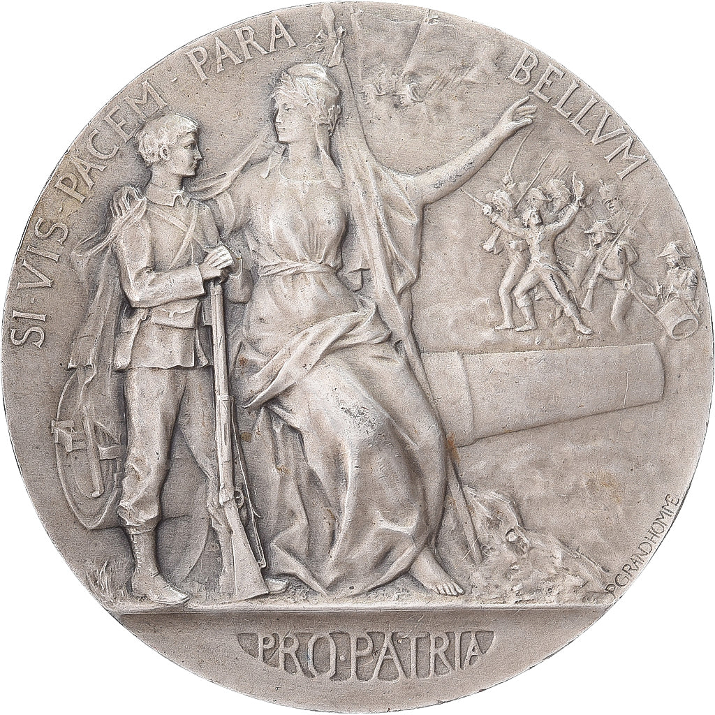 Francja, medal, Prix du ministre de la Guerre, Srebro, Grandhomme, AU(50-53)