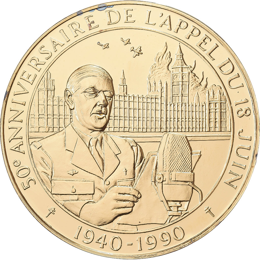 Francia, medaglia, 100ème Anniversaire de la Naissance de Charles de Gaulle