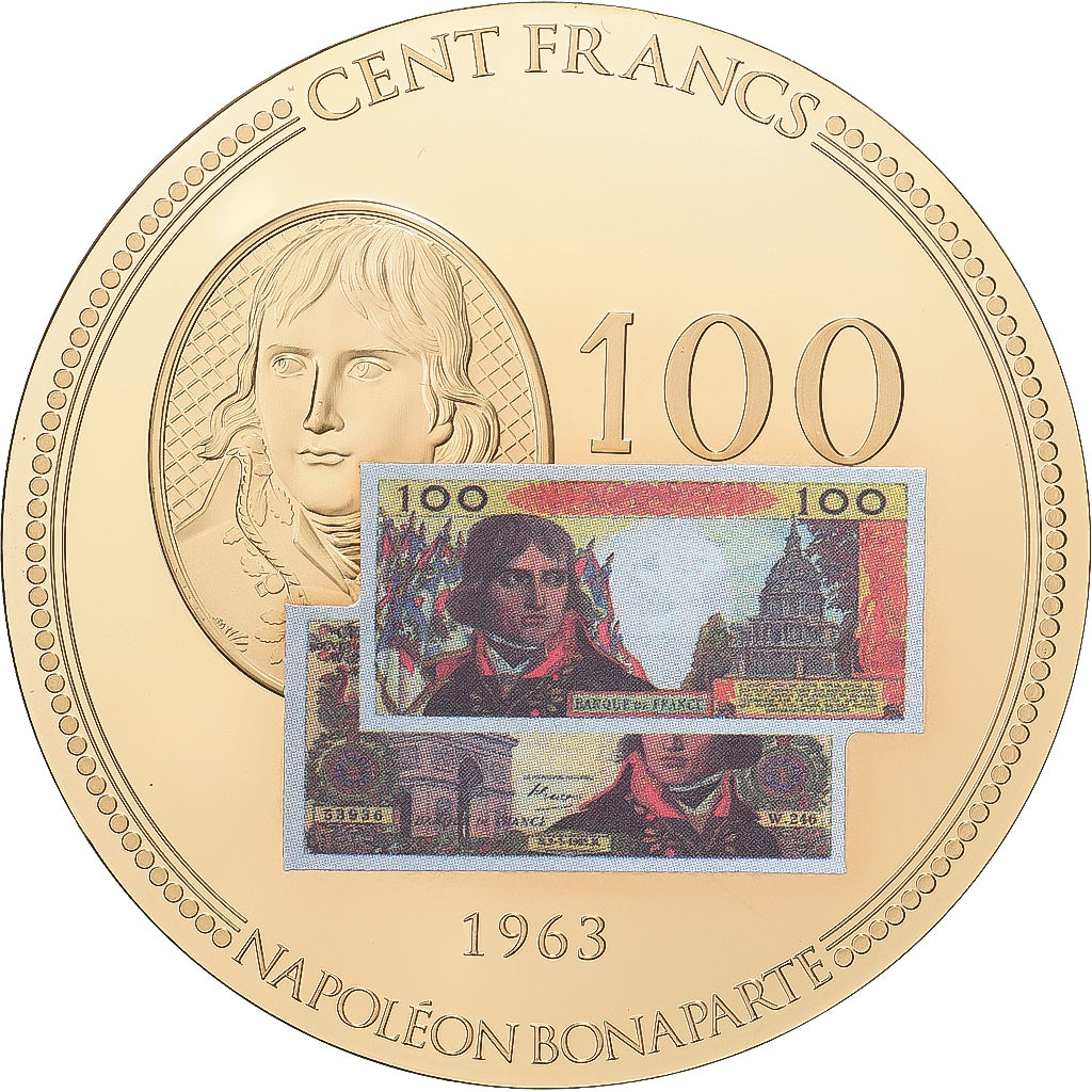 Francja, medal, 100 Francs Napoléon, 2016, Stop miedzi, MS(65-70)