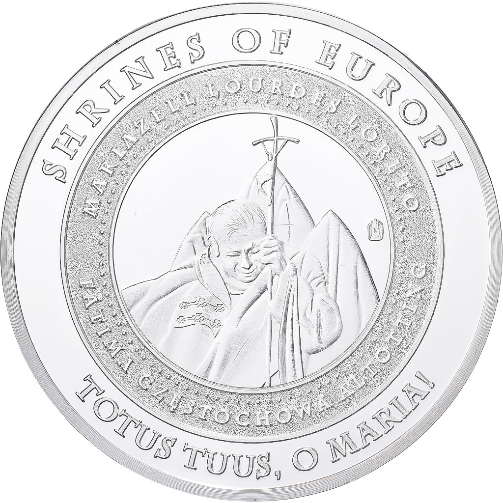 France, Médaille, Lourdes, Fatima, 2011, Cuivre plaqué Argent, FDC
