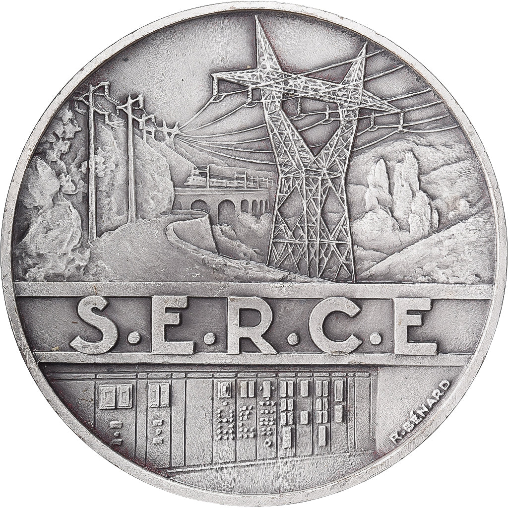 Francia, medaglia, SERCE, Syndicat des Entrepreneurs de Réseaux de Centrales