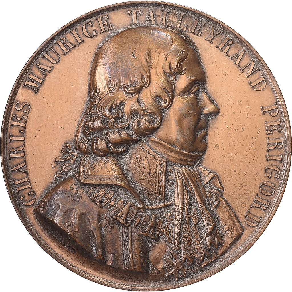 Francia, medaglia, Charles-Maurice de Talleyrand, 1967, Bronzo, Domard