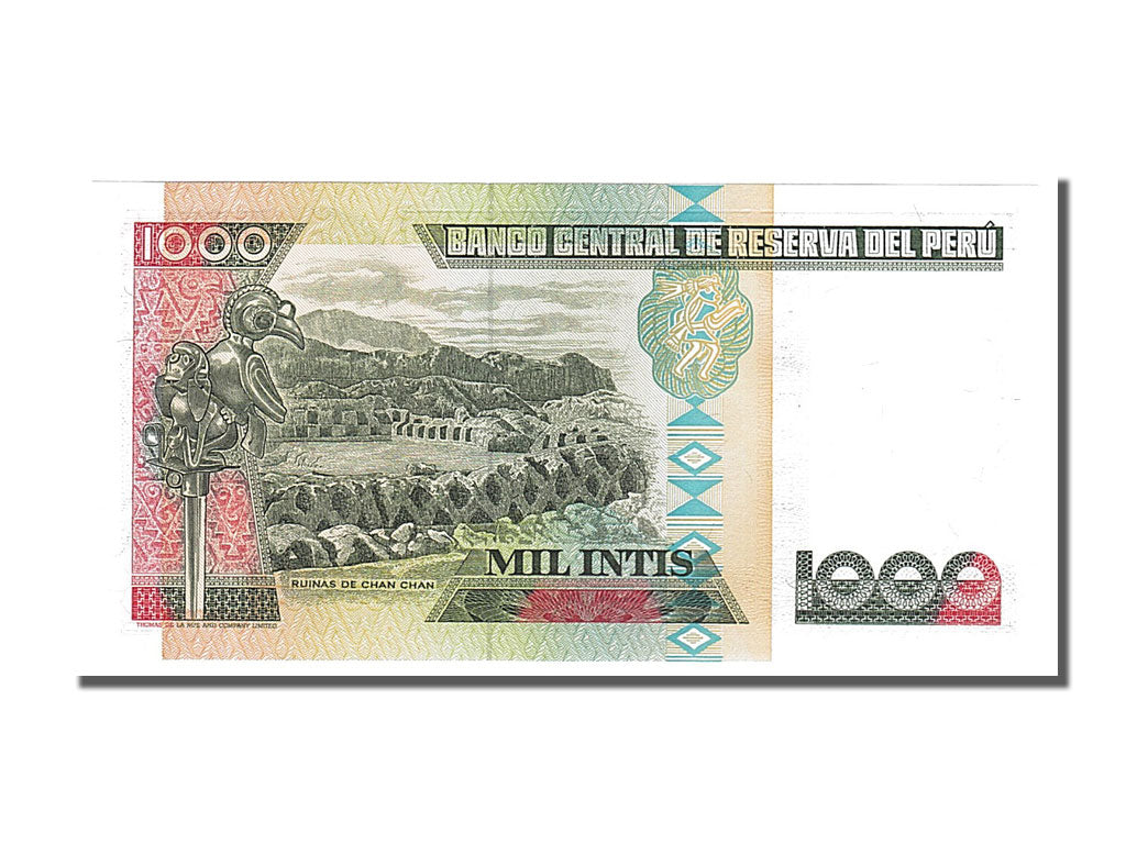 Banknote, Peru, 1000 Intis, 1988, 1988-06-28, UNC(65-70)