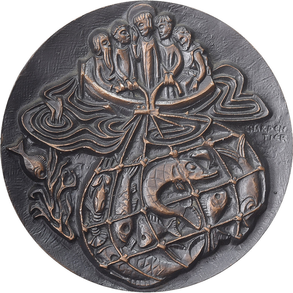Francia, medaglia, Désormais, tu seras Pêcheur d'Hommes, Bronzo, Charpentier