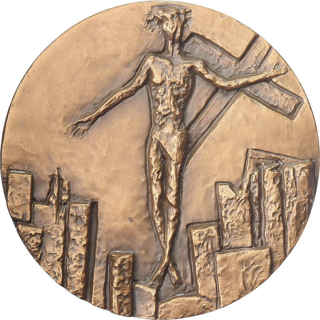 Finland, Medaille, The Lutherian World Federation, Helsinki, 1963, Bronzen, PR