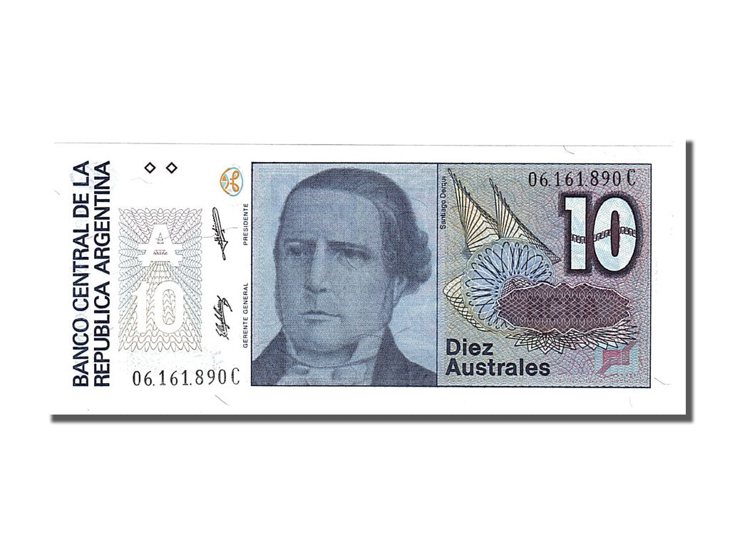 Banconote, Argentina, 10 Australes, 1985, FDS