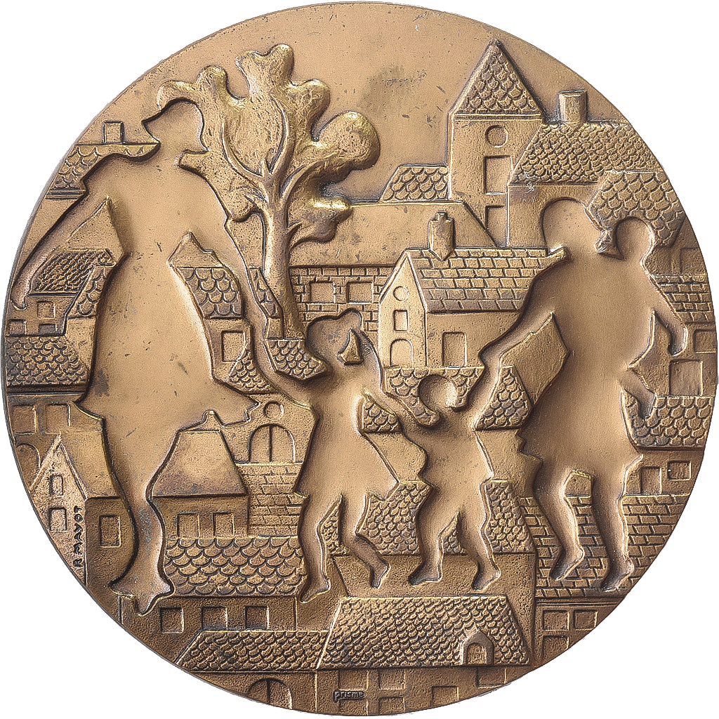 Francia, medalla, VIllages d'enfants SOS de France, Bronze Florentin, Mayot, MBC