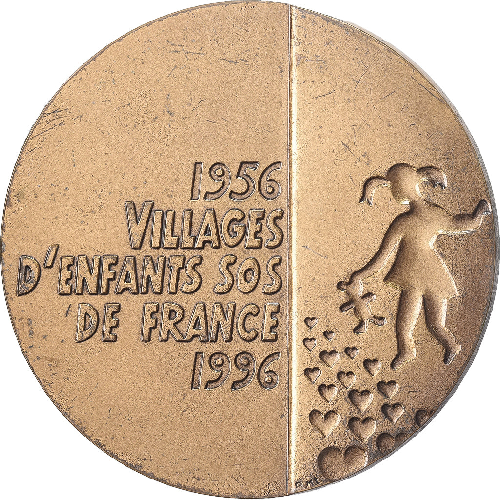 Francia, medalla, VIllages d'enfants SOS de France, Bronze Florentin, Mayot, MBC