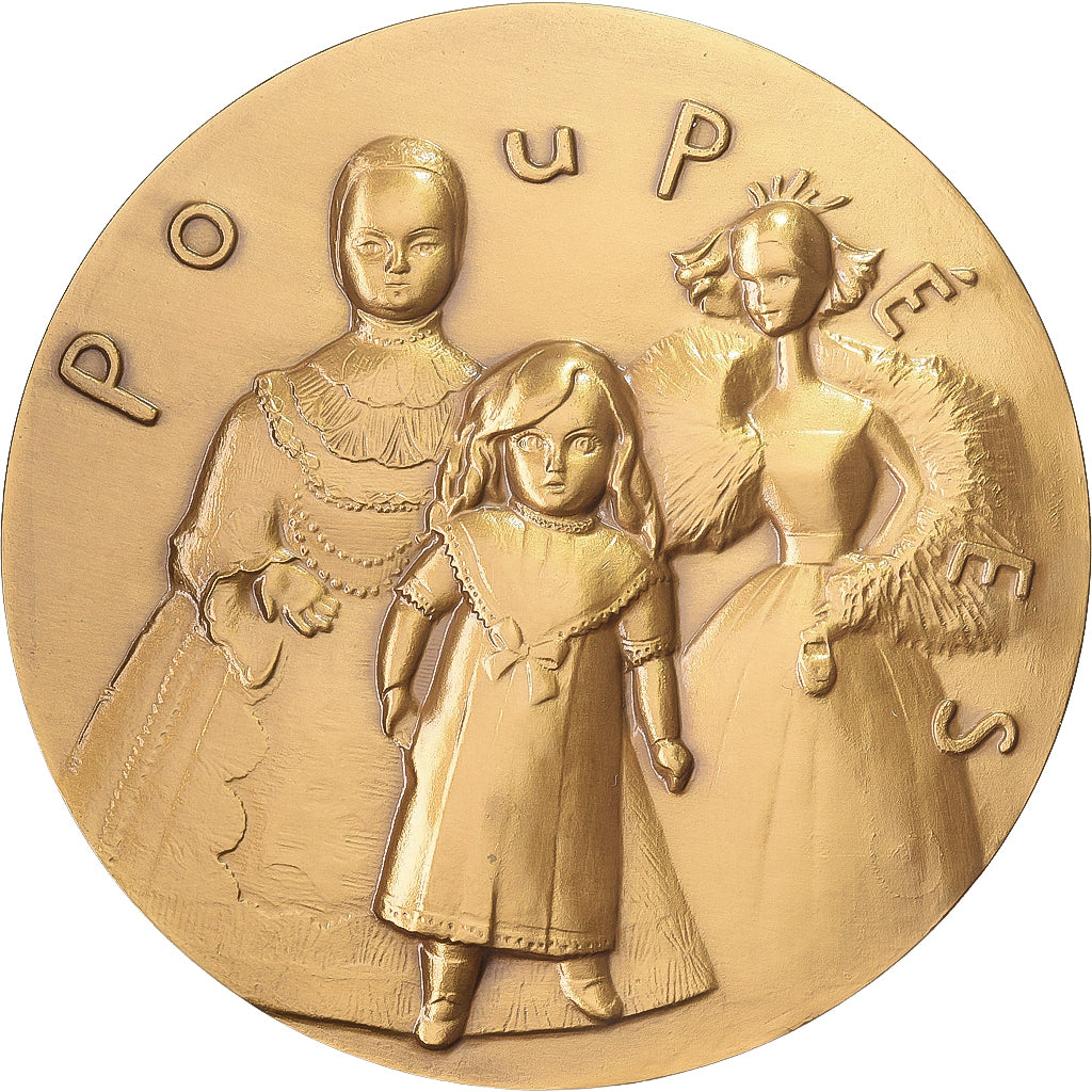 Francia, medaglia, Poupées, 1987, Bronzo, Lefrançois, SPL