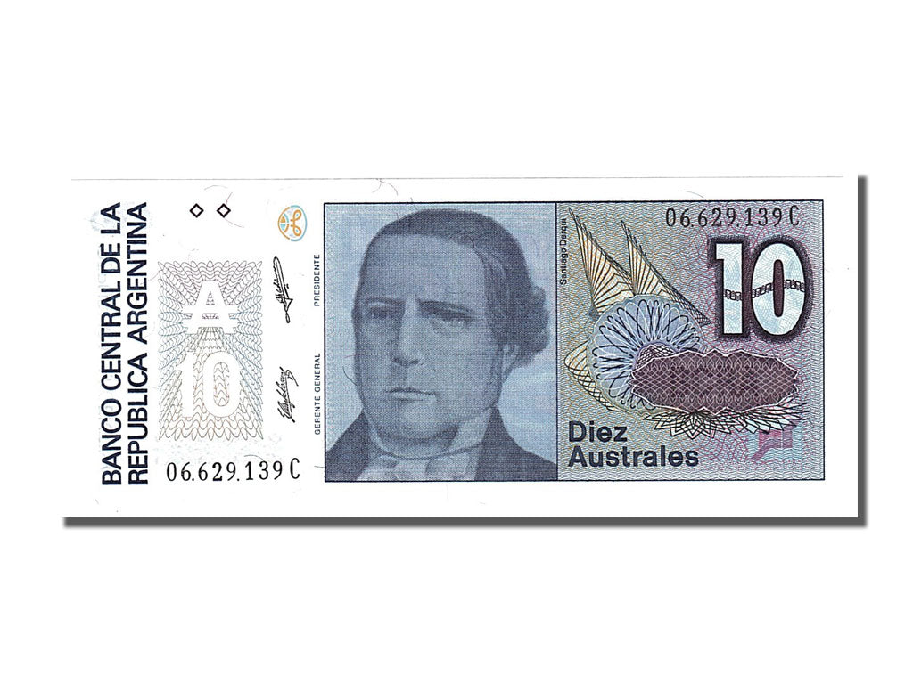 Banknote, Argentina, 10 Australes, 1985, UNC(65-70)