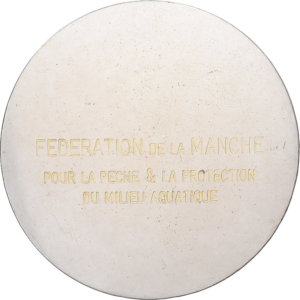 Francia, medalla, Fédération de Pêche de la Manche, Métal, MBC+