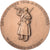 France, Medal, Cinquantenaire de l'Armistice, Clémenceau, 1968, Bronze