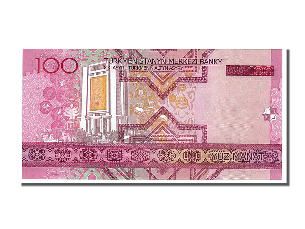 Banconote, Turkmenistan, 100 Manat, 2005, FDS