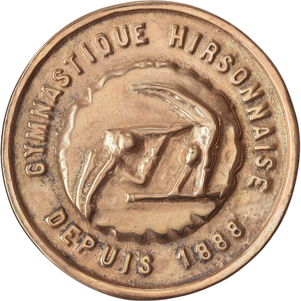 França, medalha, Gymnastique Hirsonnaise, Fête du Centenaire, 1988, Bronze