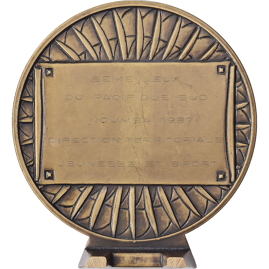 Frankrijk, Medaille, 6ème Jeux du Pacifique Sud, Nouméa, 1987, Bronzen, UNC-