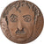 France, Medal, Charlie Chaplin, 1974, MDP, Bronze, Joly, AU(55-58)