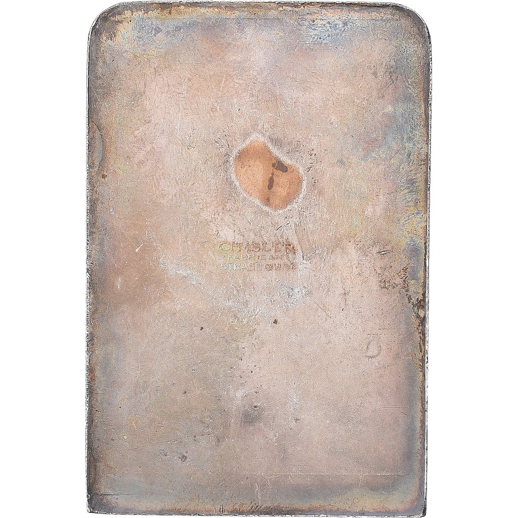 Francia, medalla, Salon Culinaire de Strasbourg, 1921, Bronce plateado, MBC+