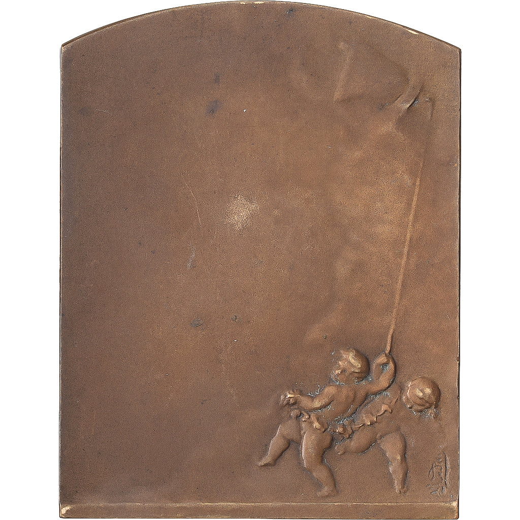 France, Medal, Le Réveil de l'Enfant, Bronze, Lamourdedieu, AU(50-53)