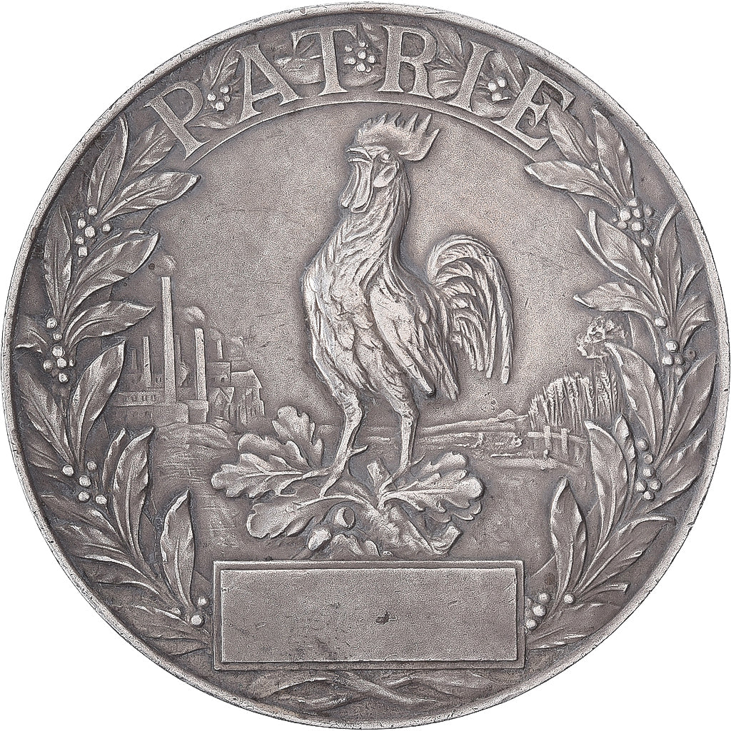 Francja, medal, Journée Française, Secours National, 1915, Srebro, Hippolyte
