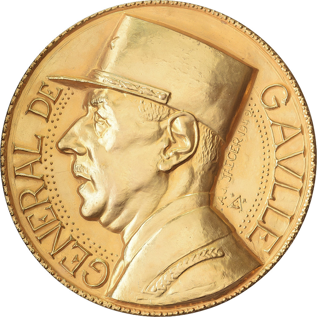 Frankrijk, Medaille, Mémorial du Général de Gaulle, Gilt Bronze, De Jaeger
