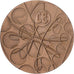 Frankrijk, Medaille, Comité d'Entreprise de la Monnaie de Paris, 1971, Bronzen