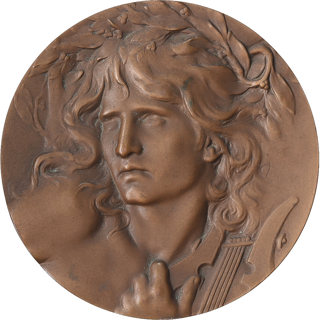 Frankrijk, Medaille, Musique, Orphée, Bronzen, PR