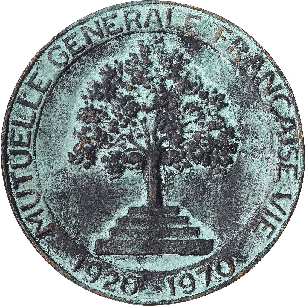 Frankrijk, Medaille, Mutuelle Générale Française Vie, 1970, Bronzen, ZF+