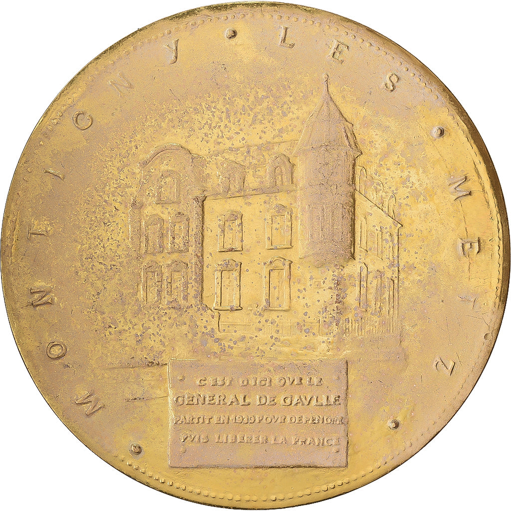 Frankrijk, Medaille, Commandant de la 4è division cuirassée, Bronzen, De