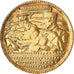 France, Medal, Hommage au Général de Gaulle, Churchill, Gilt Bronze, De