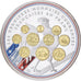 Francja, medal, 10 ans d'adieu au Franc, Les dernieres monnaies courantes, 2016