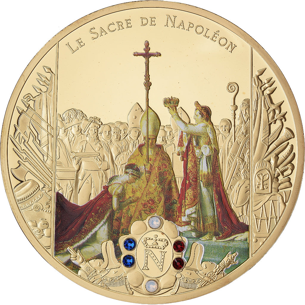 Frankrijk, Medaille, Le sacre de Napoléon Ier par Pie VII, 2014, Copper Gilt